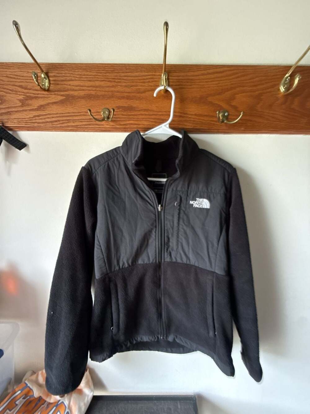 The North Face Denali Jacket Size M Black Fleece Full Zip
